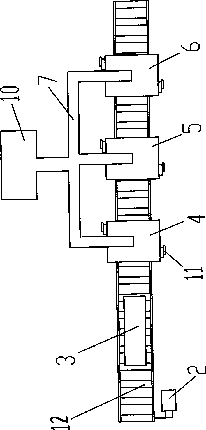 Metal thermal spraying production line