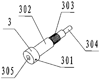 Material incoming tensioning mechanism of circular electric plug spot welding device