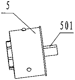 Material incoming tensioning mechanism of circular electric plug spot welding device