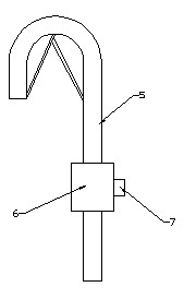 Ground wire hitching apparatus