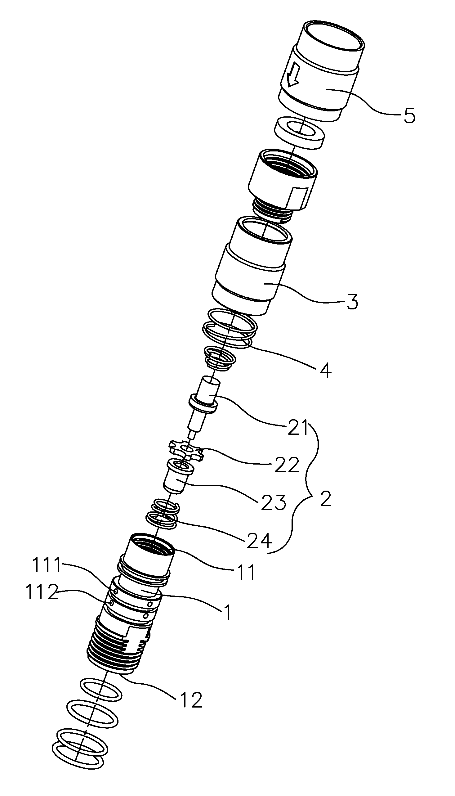 Anti-scalding device with a speedy venting effect