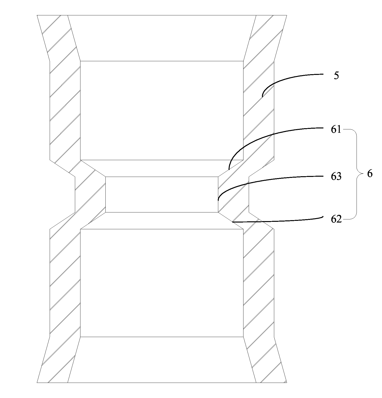 Docking device for material bottles