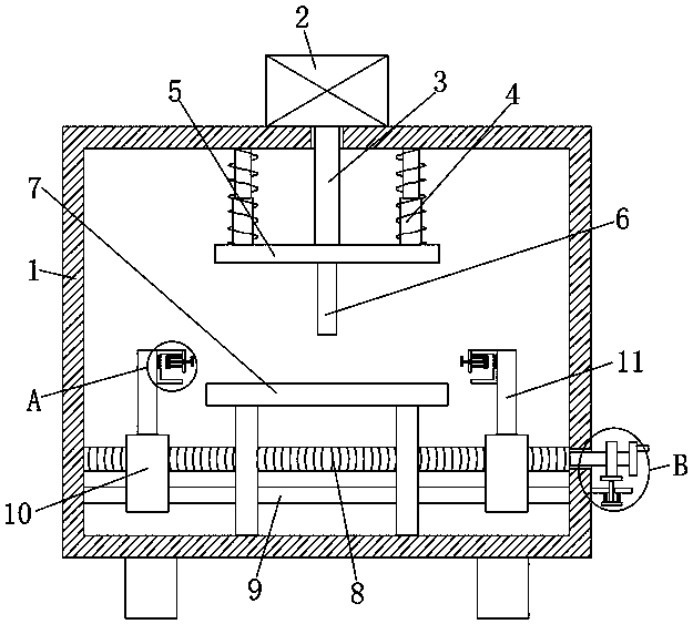 Composite fabric cutoff deviation rectifying device