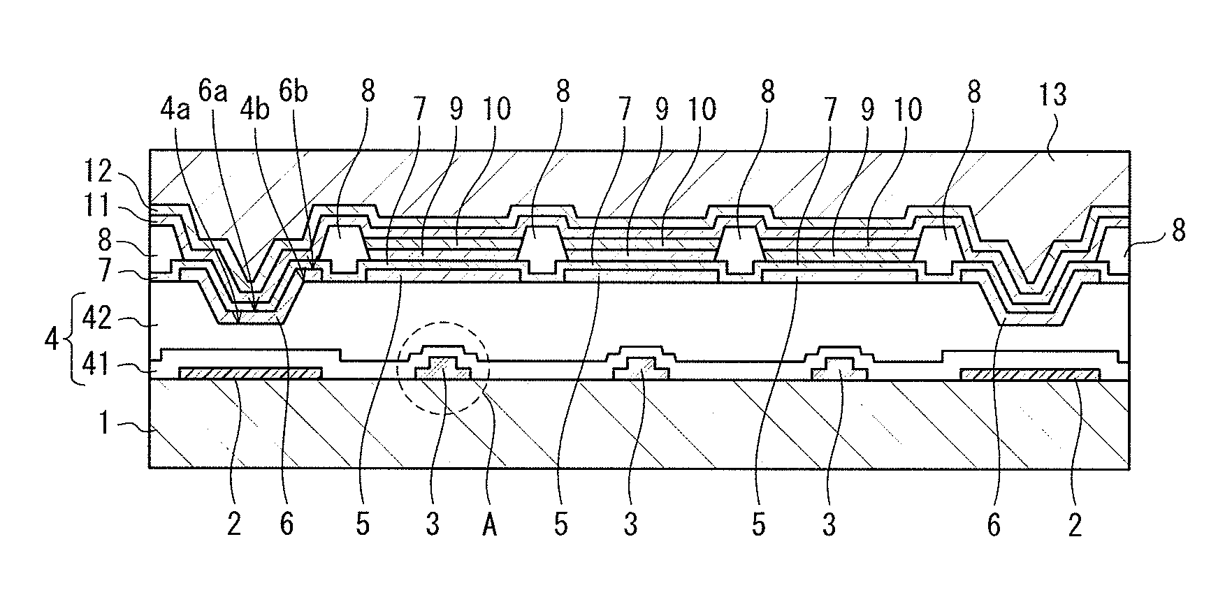 Organic electroluminescence display panel and method of manufacturing same