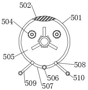 Landscaping waste treatment device