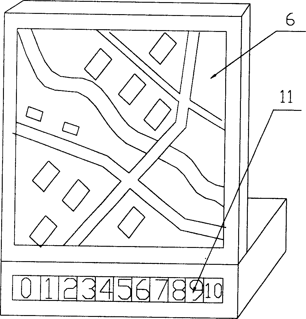 Call display system for taxi