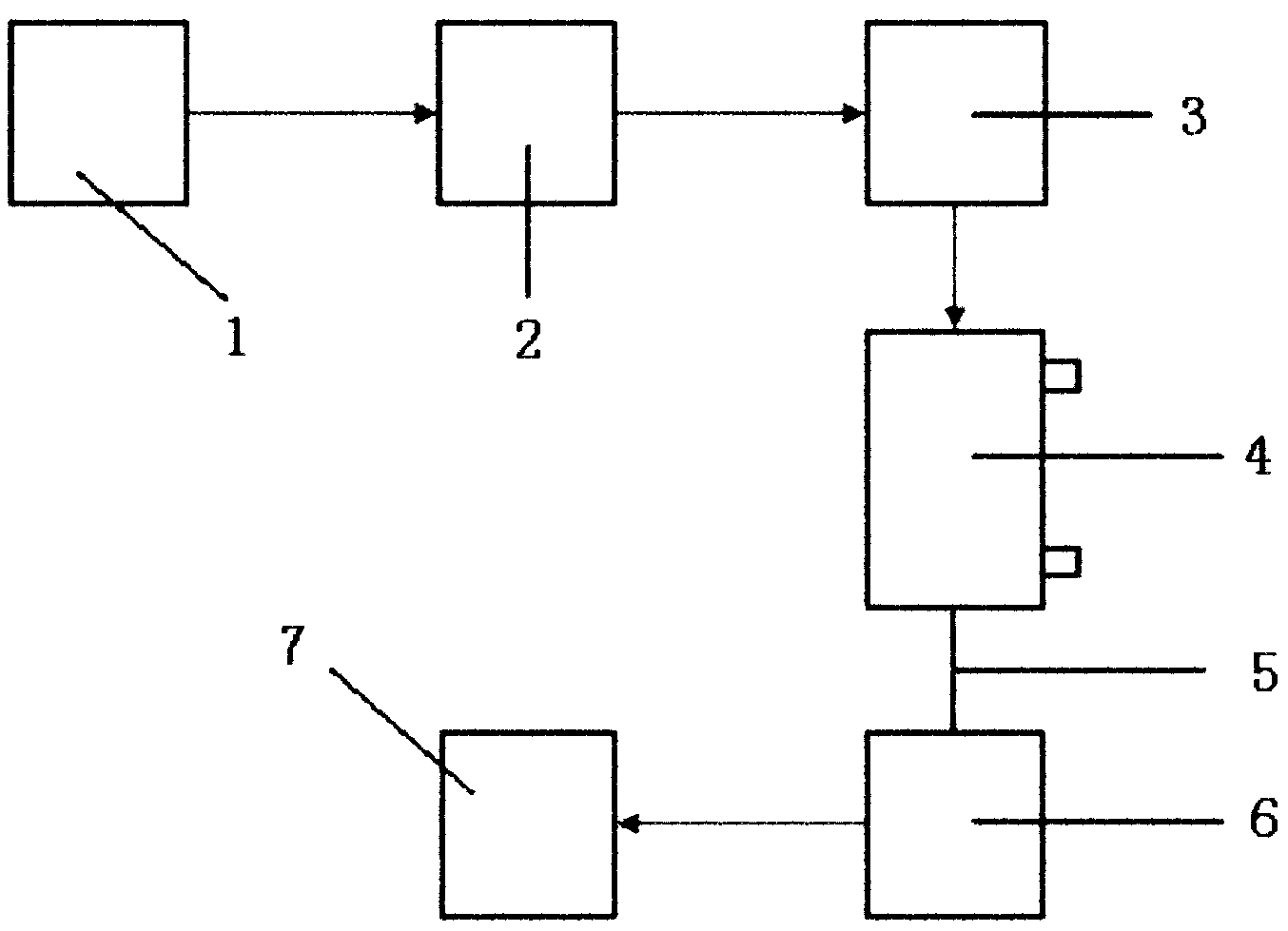 Gas-sensitive absorption device based on hollow optical fibre