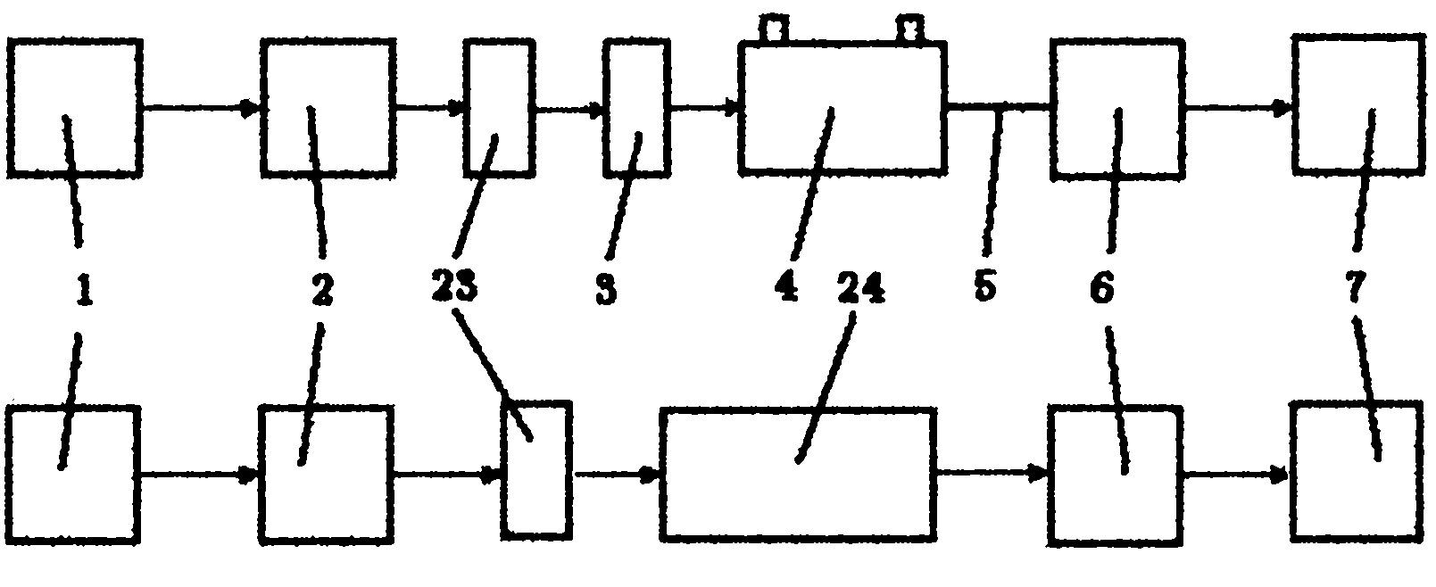 Gas-sensitive absorption device based on hollow optical fibre