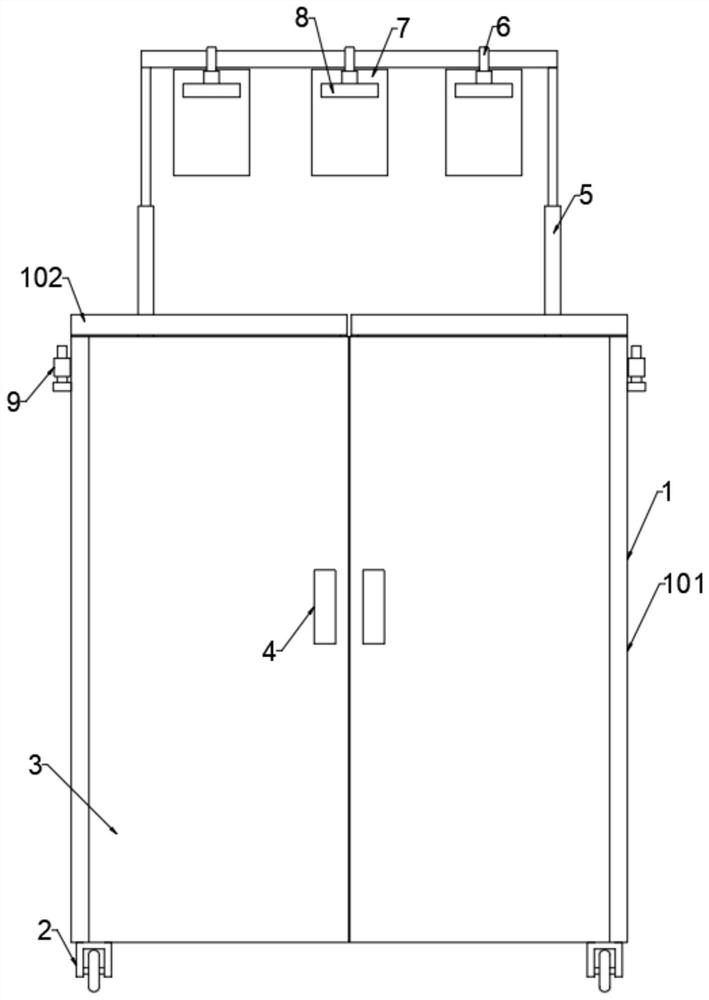 Surgical anesthesia cart