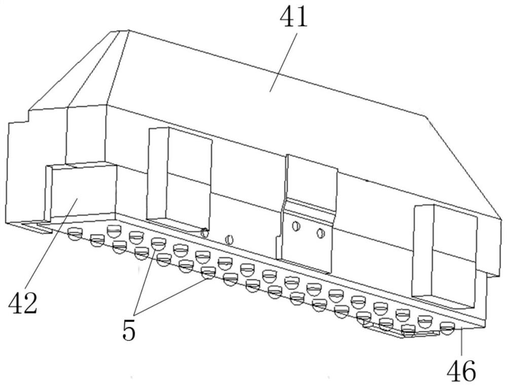 Server mainboard and high-speed signal equipment direct connection structure thereof