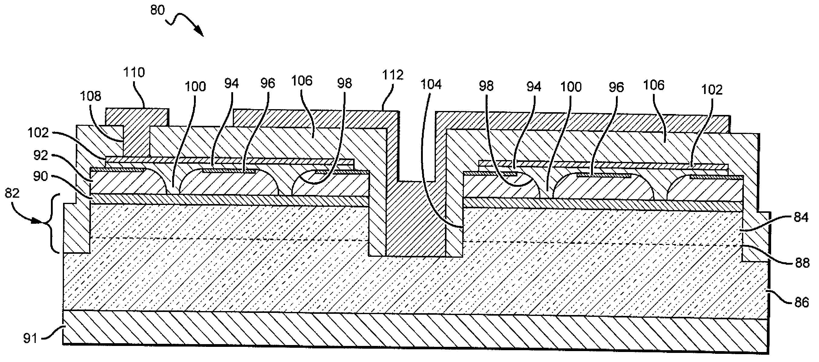 Light emitting diode dielectric mirror