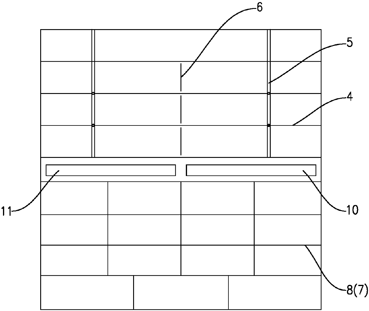 Bowl and dish basket support and dish washing machine adopting same