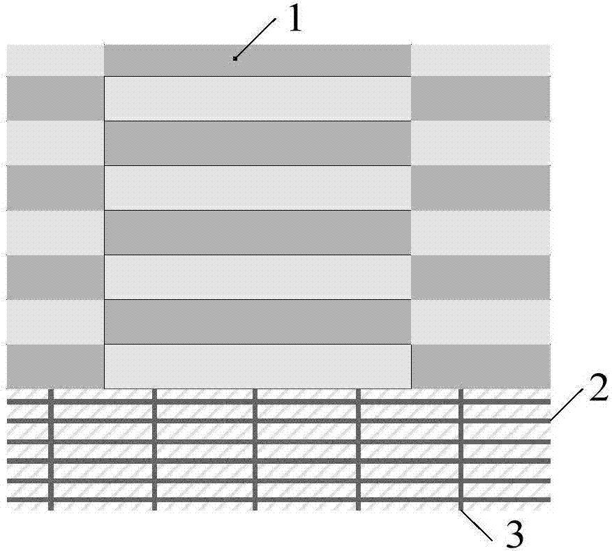 Textile concrete externally-hung curtain wall and preparation method thereof