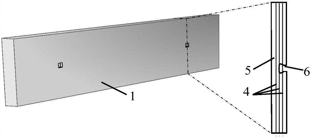 Textile concrete externally-hung curtain wall and preparation method thereof