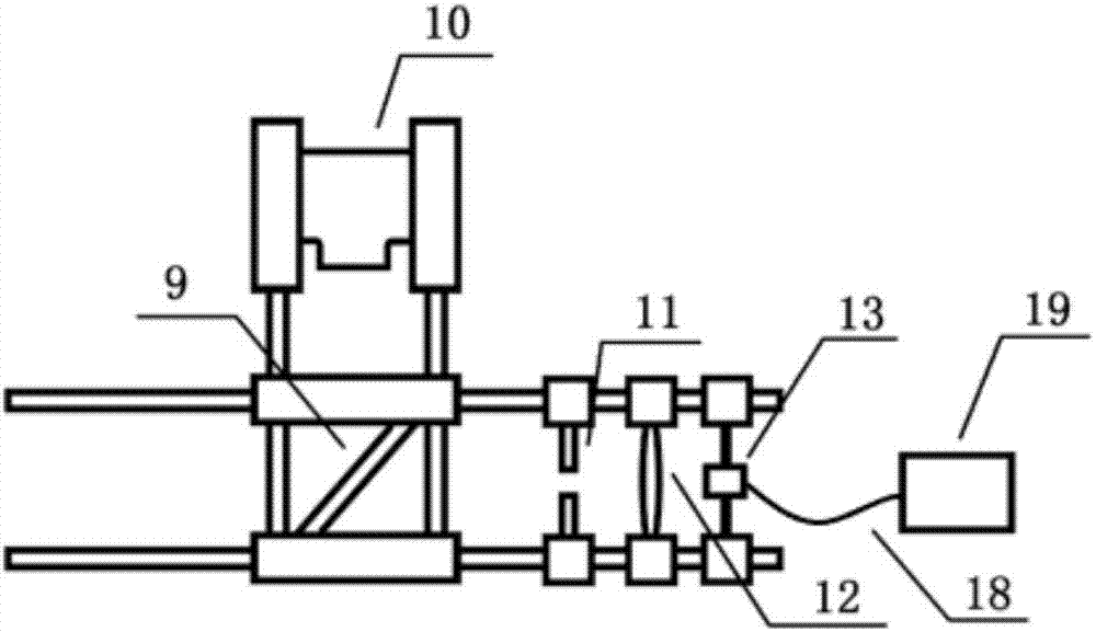 Micro area visible spectrometer and spectrum measurement method