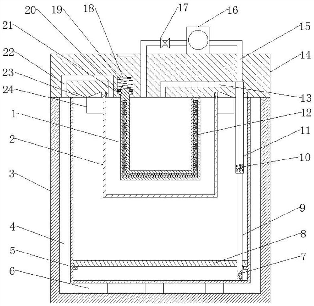 Dynamic extraction device for raw materials of burn-scald film-spraying medicament