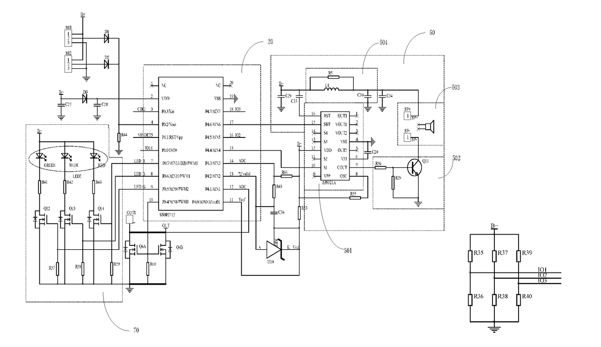 Control circuit, electronic cigarette and method for controlling electronic cigarette