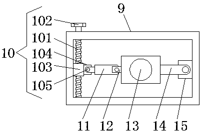 Tile fixing machine capable of preventing hollowing and large vertical flatness errors