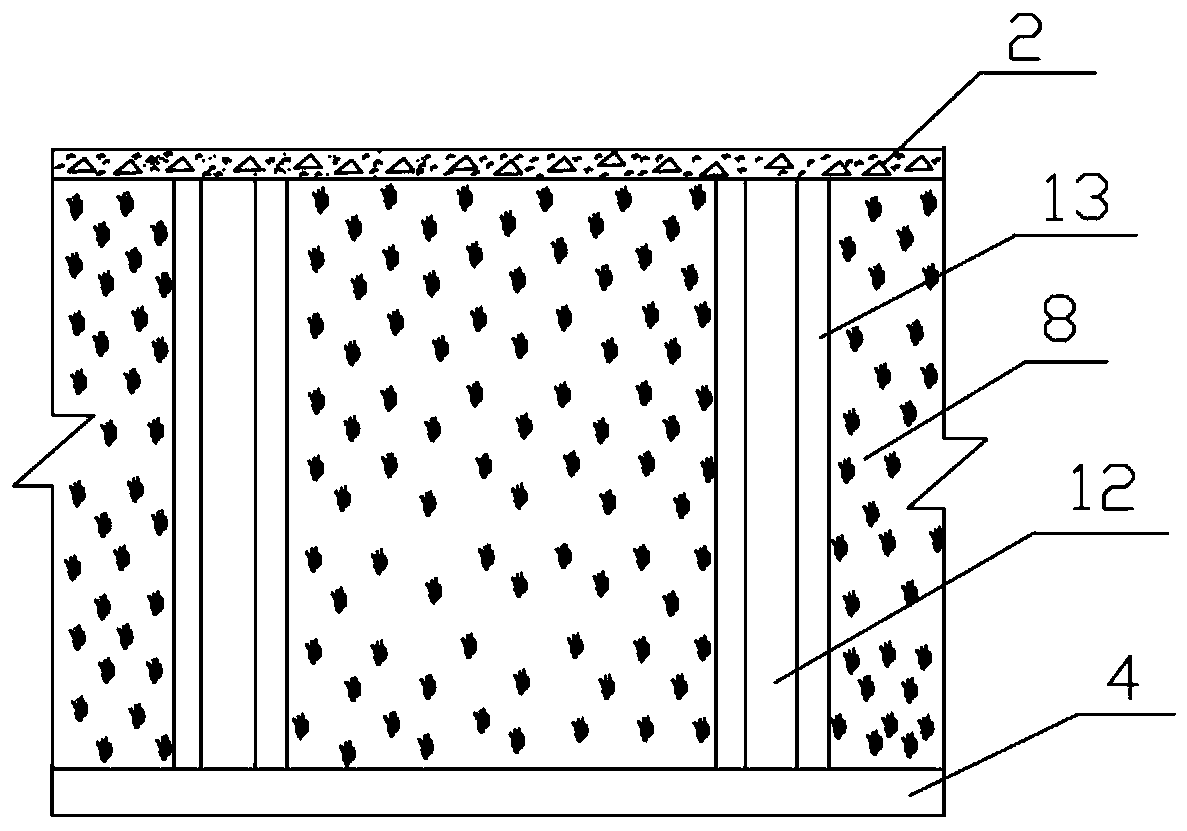 Method for greening and restoring hard side slope