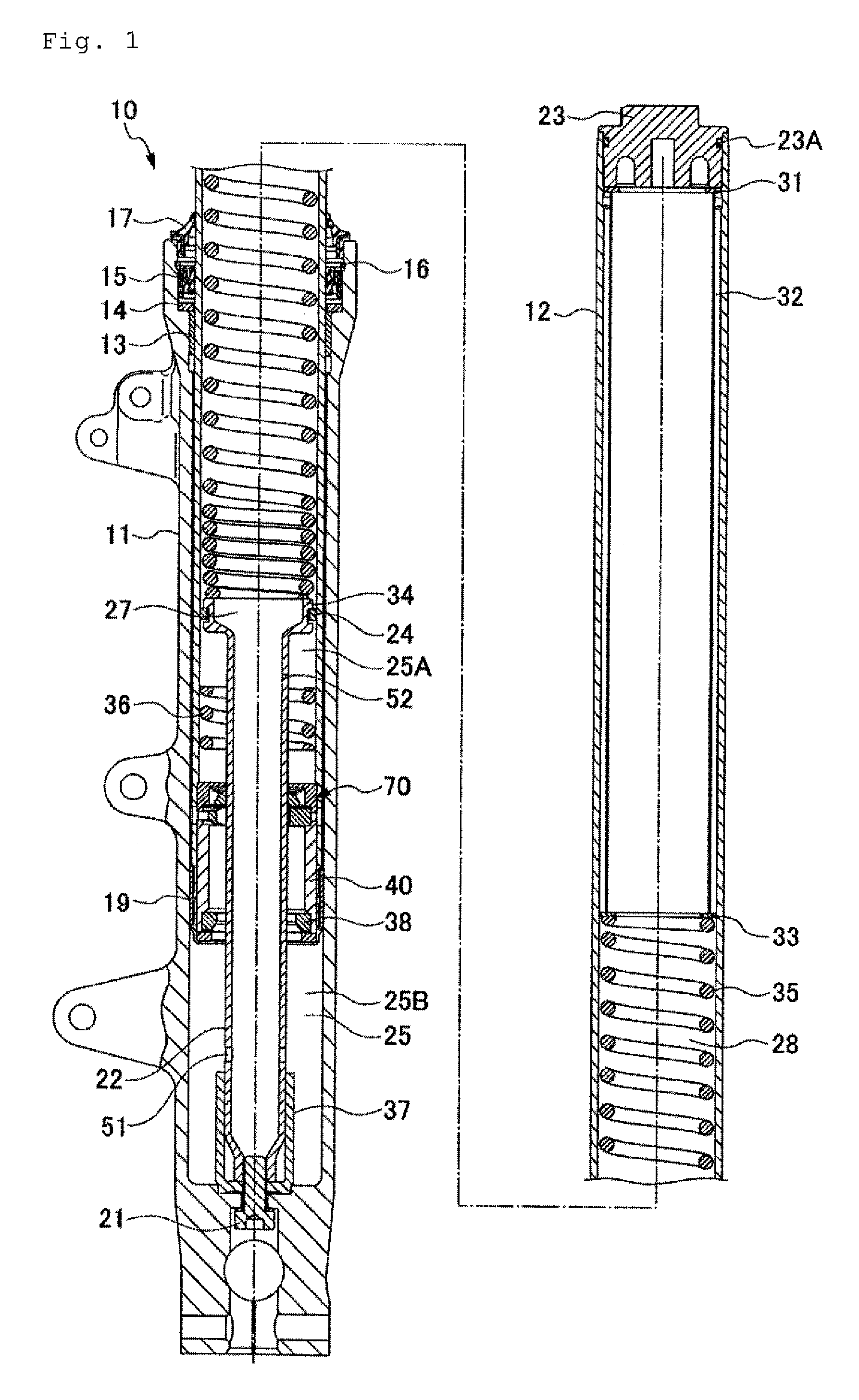 Damping force generator for hydraulic shock absorber