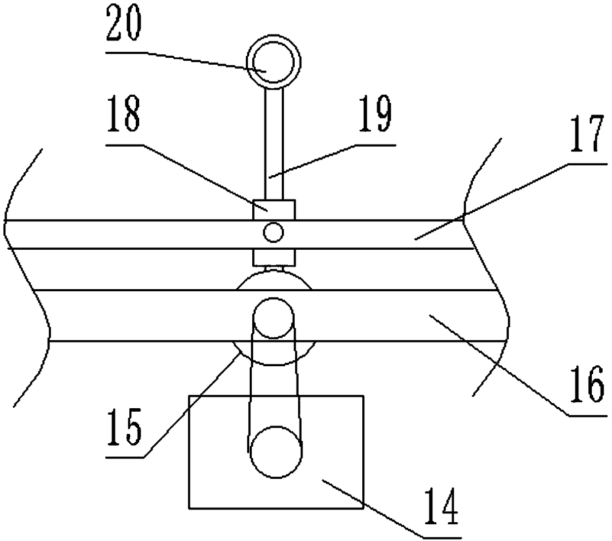 Self-arrangement cable winding and unwinding device for mechanical and electrical installation