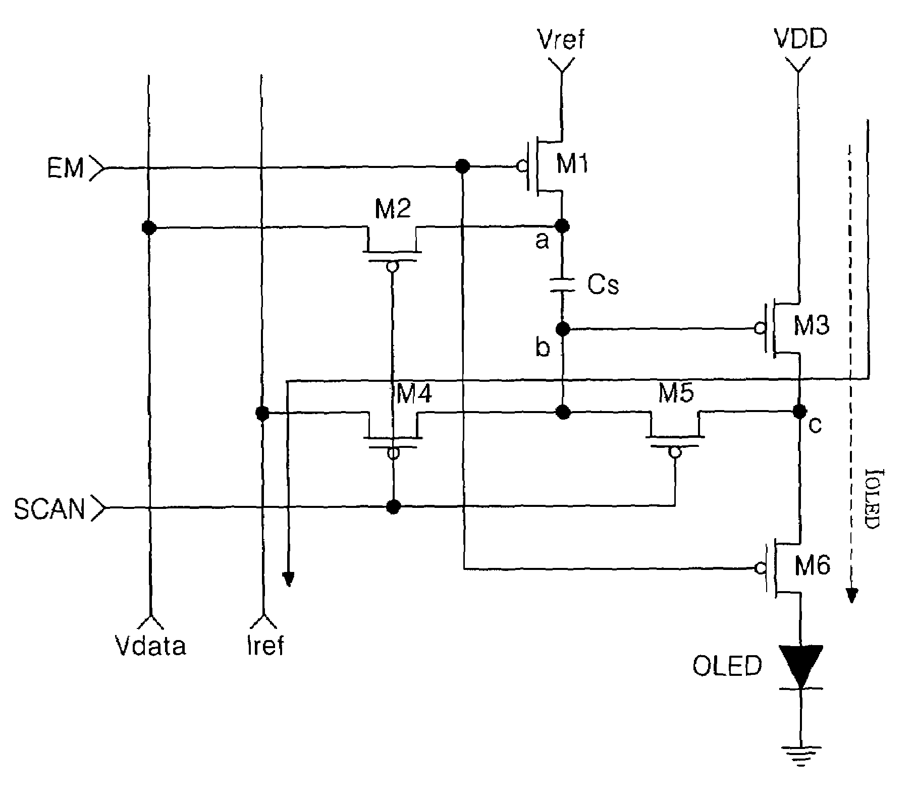 Organic light-emitting diode display device and driving method thereof