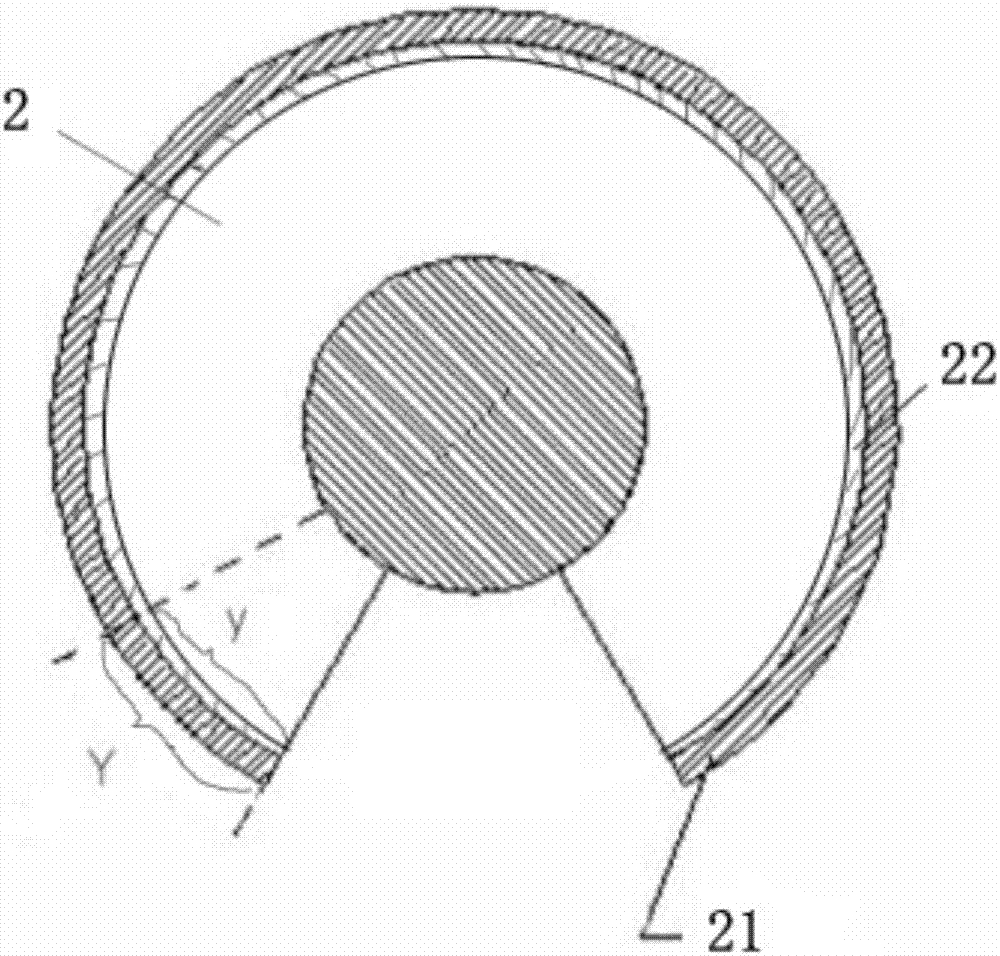 Method for partial oiling by using hollowed-out lining paper