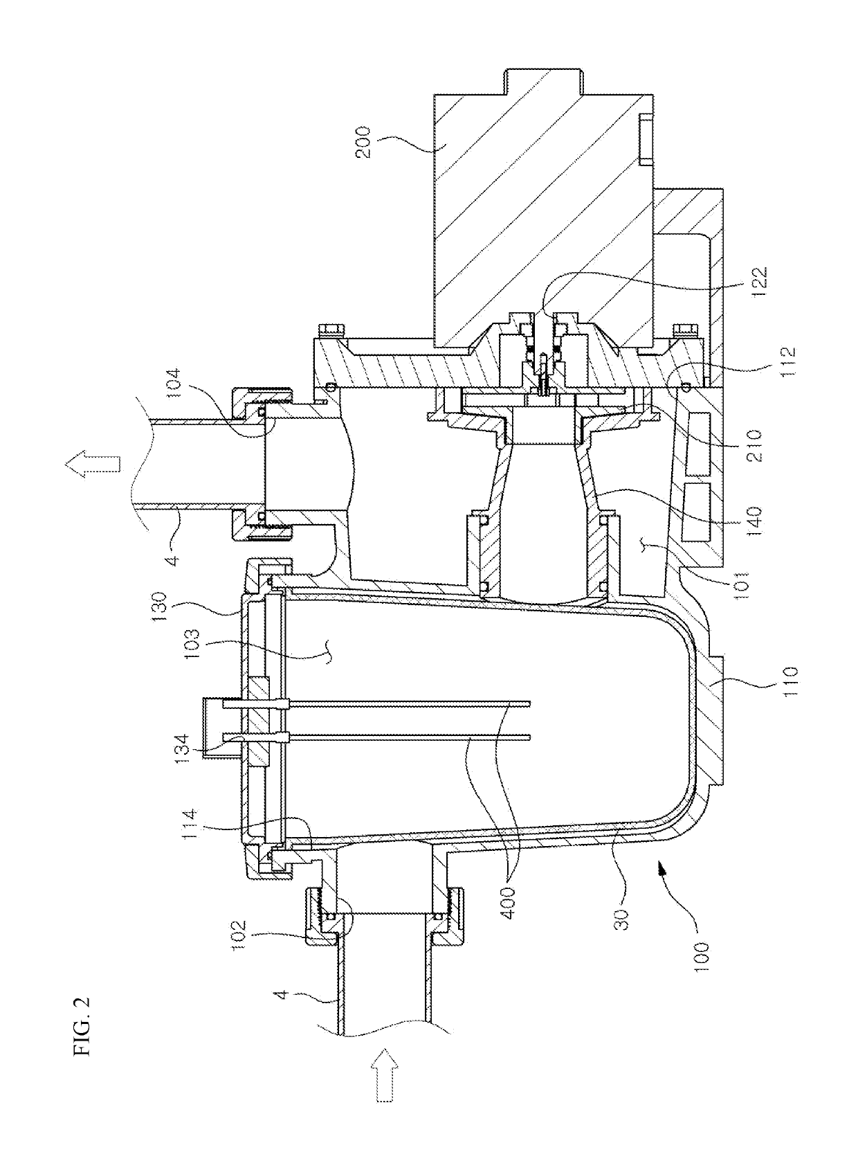 Pump having electrolysis function