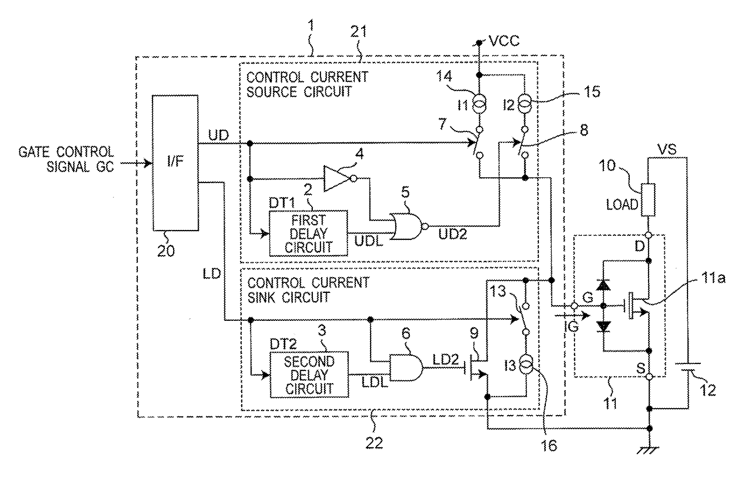 Switching device driving unit and semiconductor apparatus