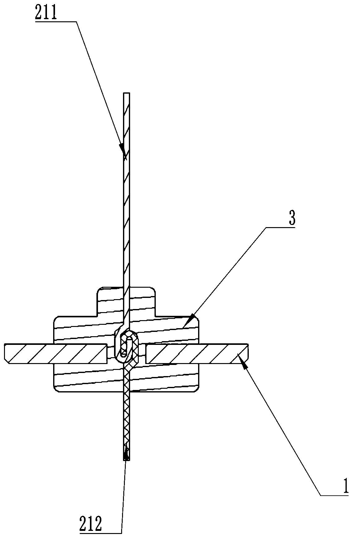 Battery cover plate structure based on nano injection molding and preparation method thereof