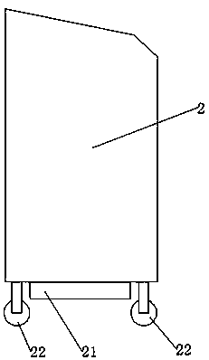 Overturning material-dumping device