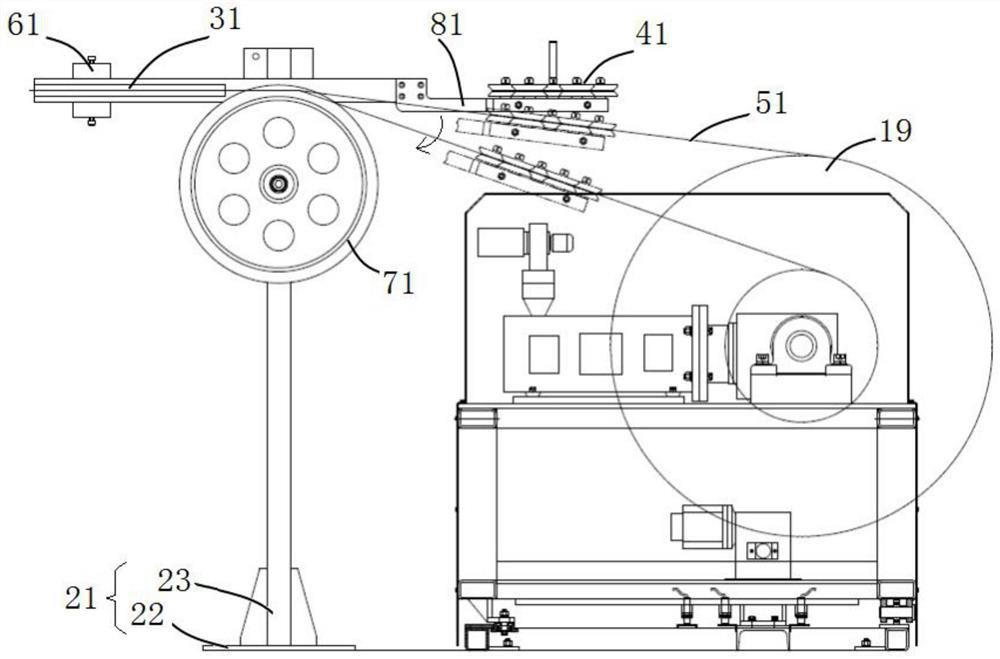 Roundness correction device for circular tube and continuous extrusion winding and unwinding system for circular tube