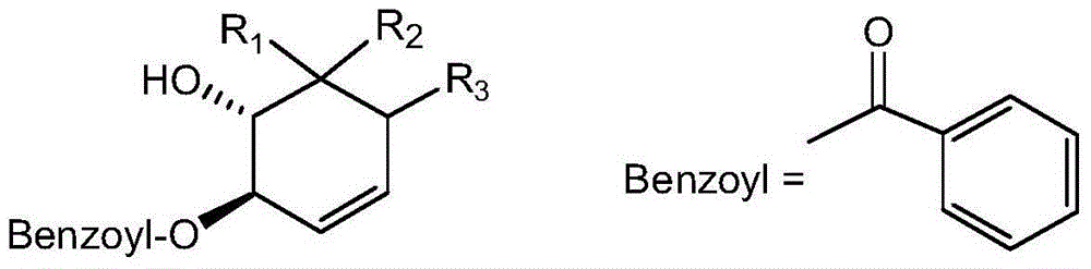 Uses of benzoyl polyhydroxy cyclohexene in preparation of drug compositions