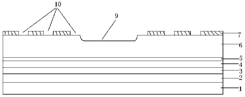 Manufacturing method of flat-type avalanche diode detector used for detecting single photon