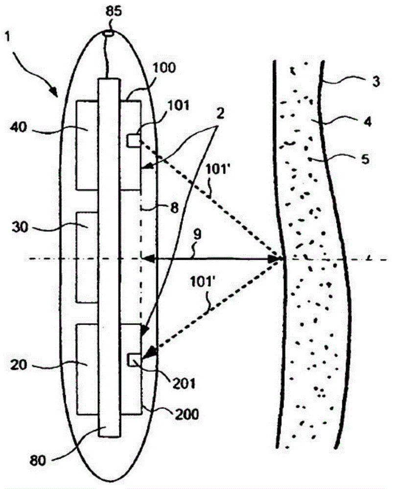 Optical sensing device for heart rate and blood pressure monitor