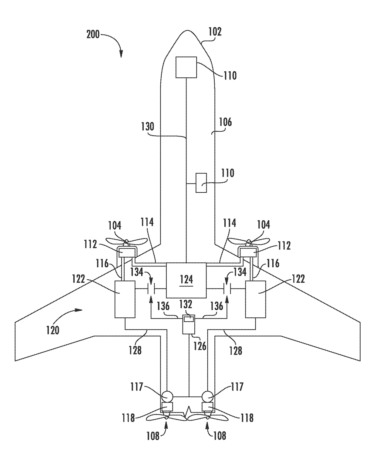 Hybrid Power System for an Aircraft