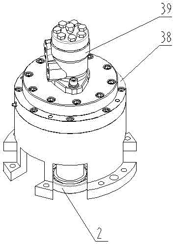 Heavy load automotive rear axle wheel side comprehensive experiment table