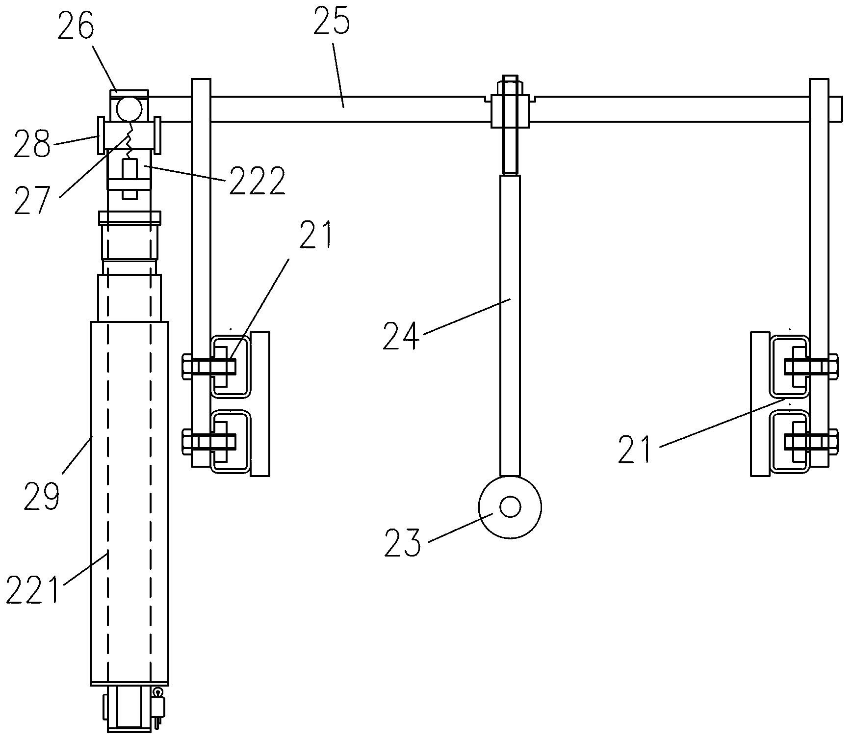 System and method for controlling level of molten aluminum in front box of aluminum strip billet cast-rolling machine