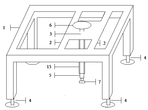 Device and method for onsite static calibration of three-dimensional force platform