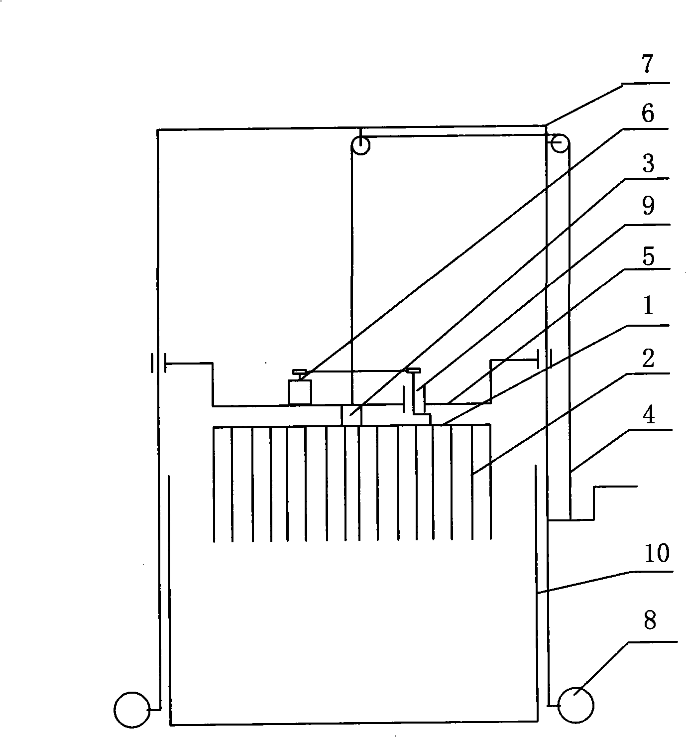 Method and device for picking medlar from medlar tree