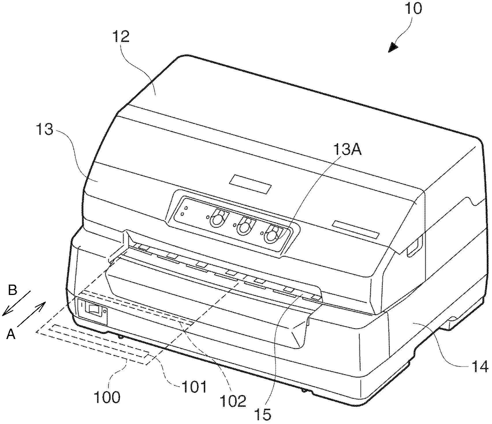 Recording device and control method of the recording device