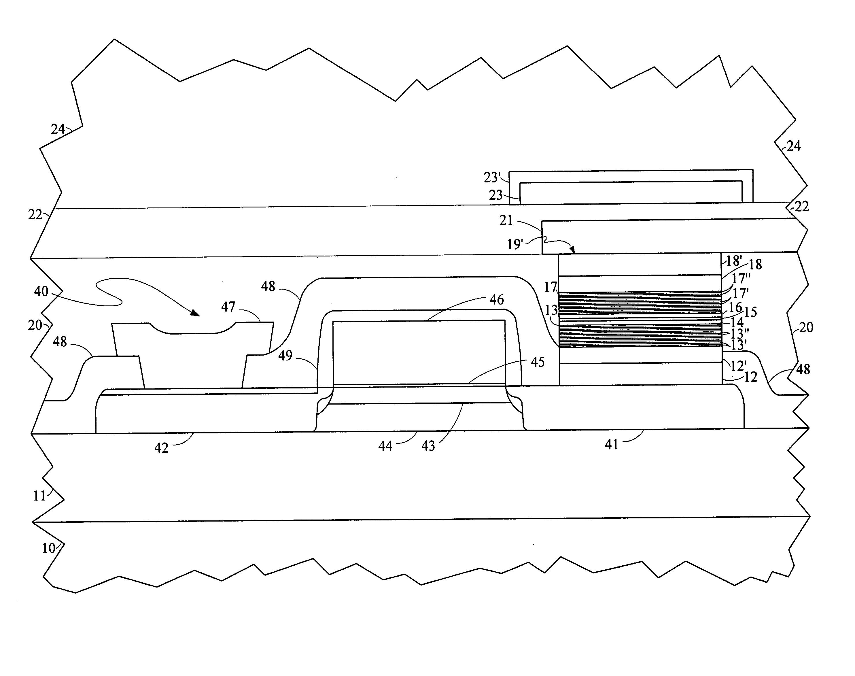 Magnetoresistive memory SOI cell