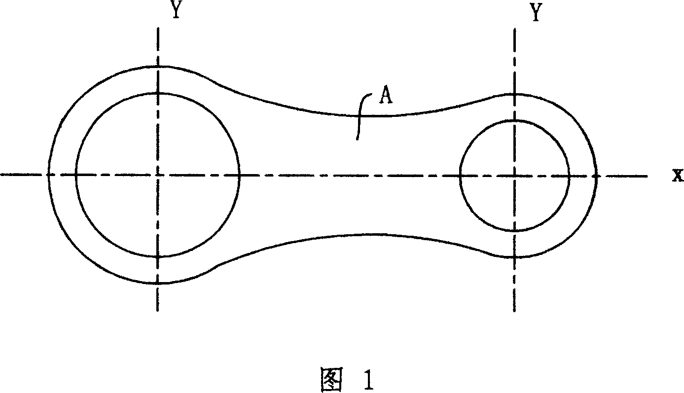 Comprehensive pneumatic measuring device for link rod