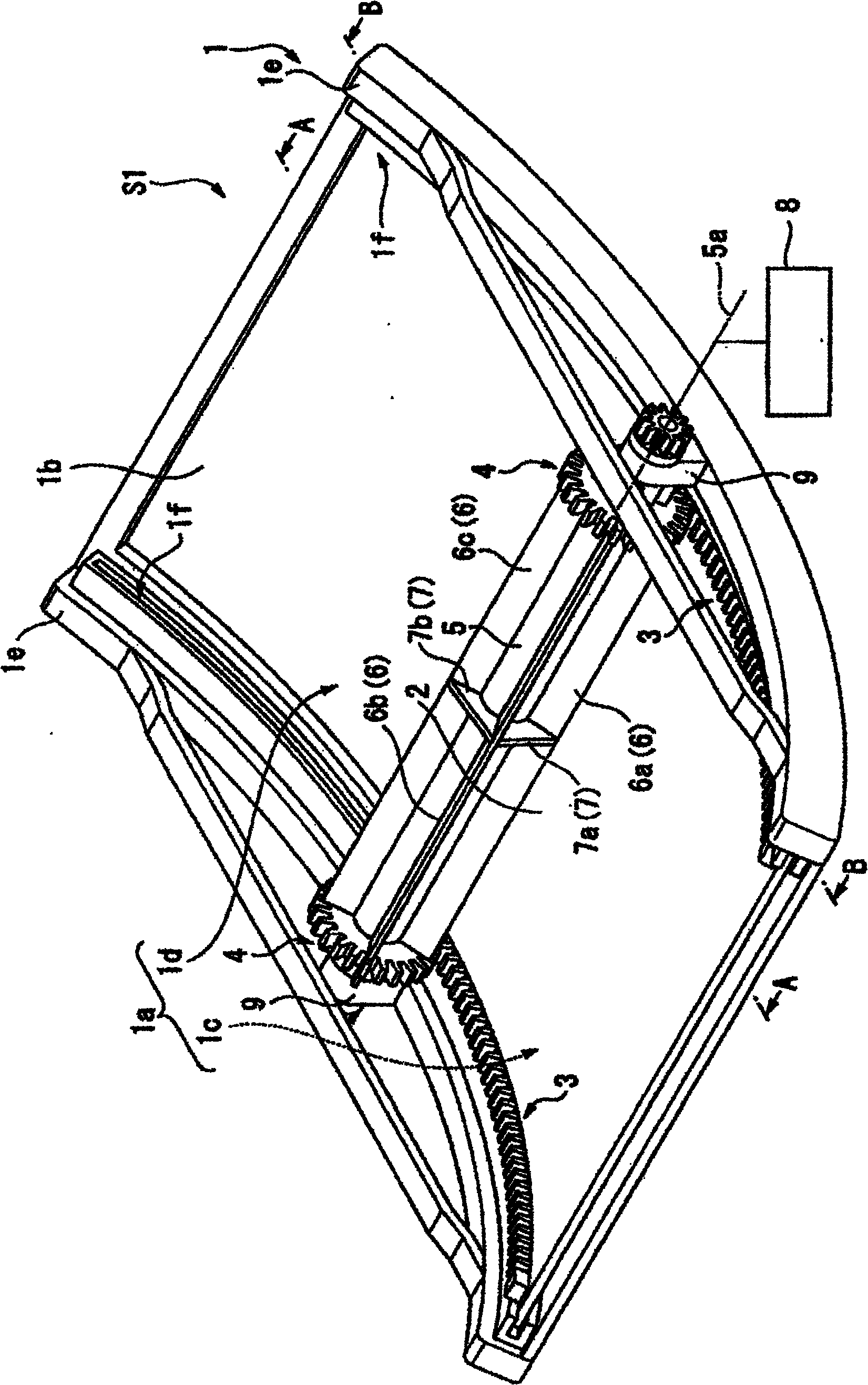 Sliding door device