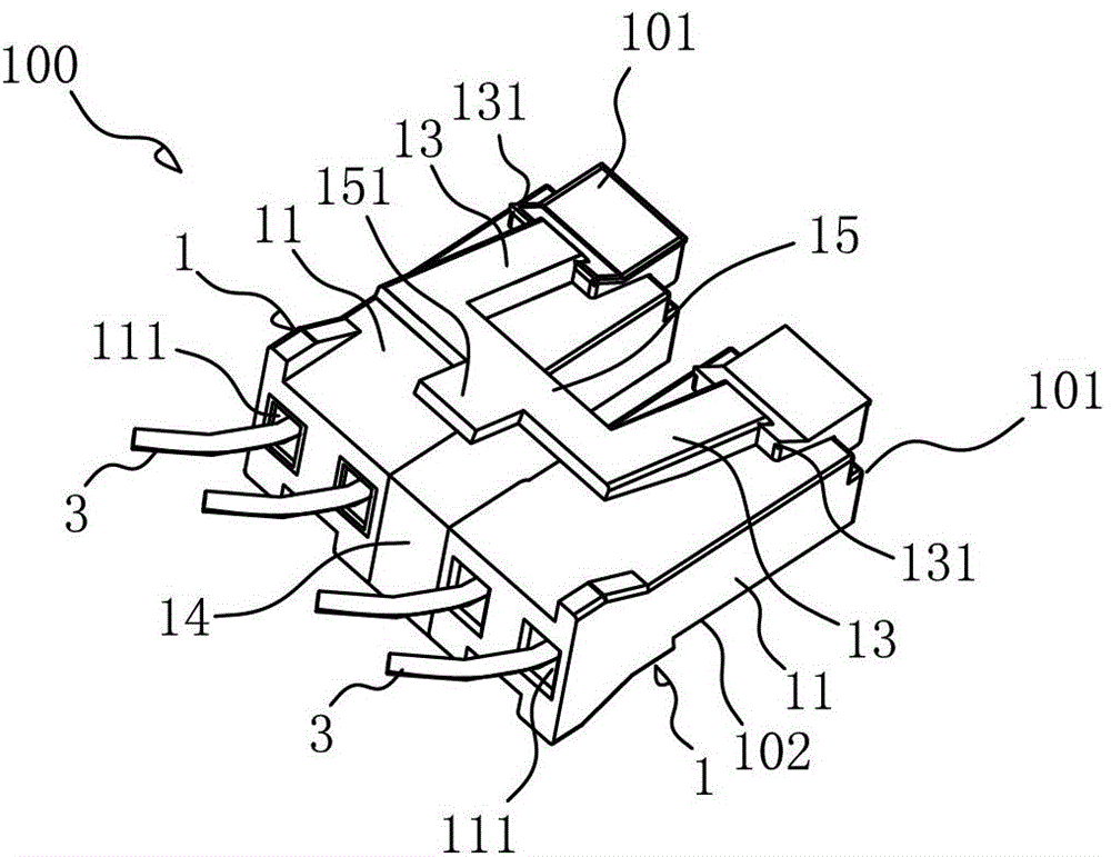 Method for preventing loudspeaker connecting wire from being incorrectly inserted and connection system for compound type plug and loudspeaker in method