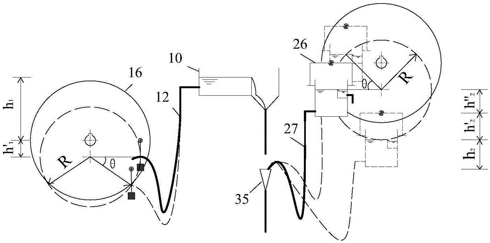 Double-valve double-disk adjustable water quality fluctuation generator and its use