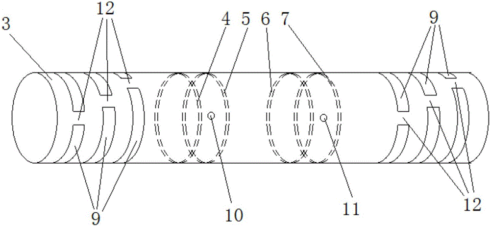 Pipeline welding structure for pull pipe construction method