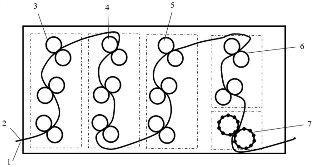 Washable mask core fiber filter material and preparation method thereof