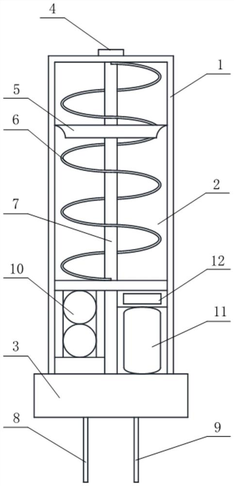 Single-point type tooth root lubricating device and method