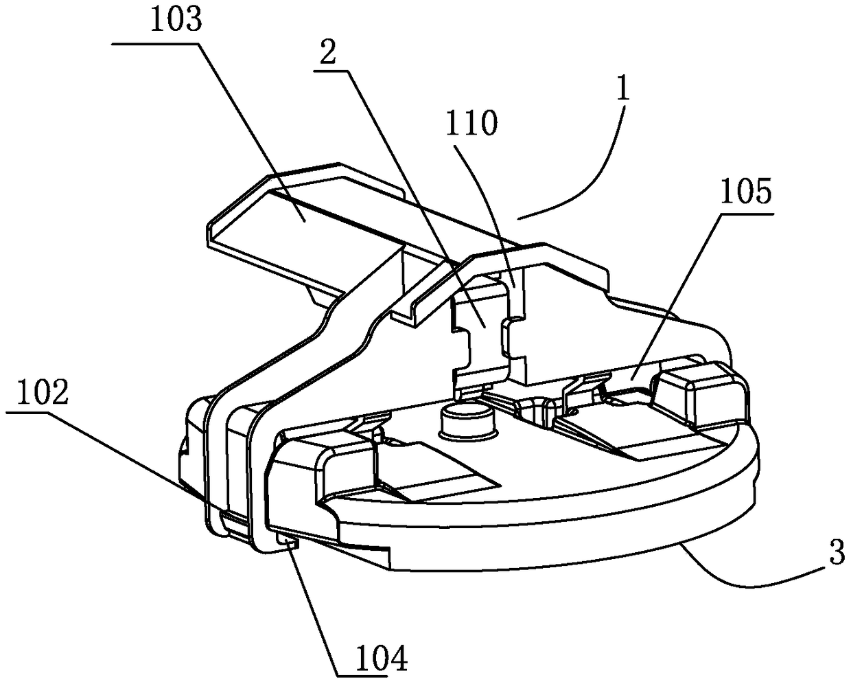 Microswitch bracket and overflow protection device applied in same